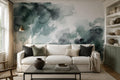 Green Soft Trees Forest Wallpaper Mural