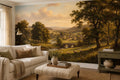 Gold Golden River Valley Landscape Wallpaper Mural