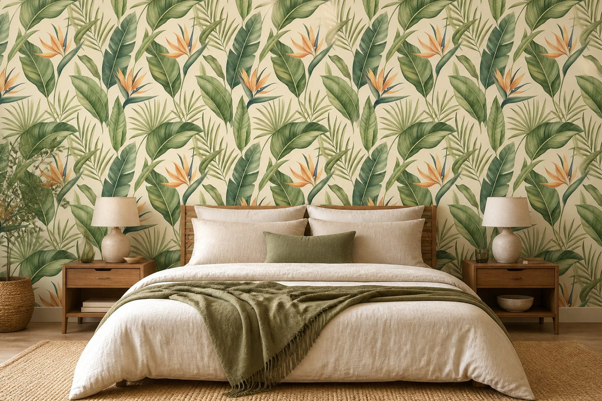 Brown Bird Of Wallpaper Mural product view