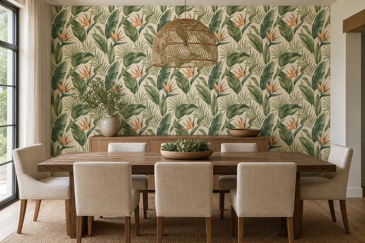 Brown Bird Of Wallpaper Mural product view