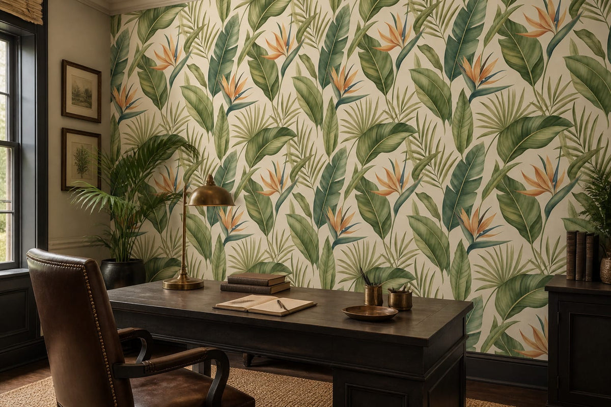 Brown Bird Of Wallpaper Mural product view