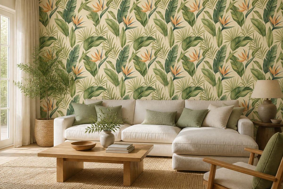Brown Bird Of Wallpaper Mural product view