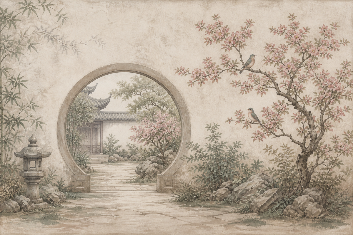 Brown Design Wallpaper Mural product view