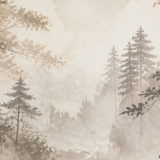 Brown Misty Wallpaper Mural product view