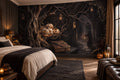 Dark Pumpkin Cave Halloween Wallpaper Mural