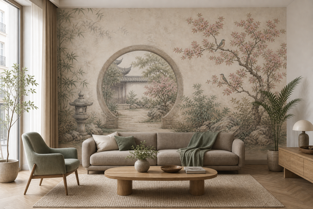 Brown Design Wallpaper Mural product view