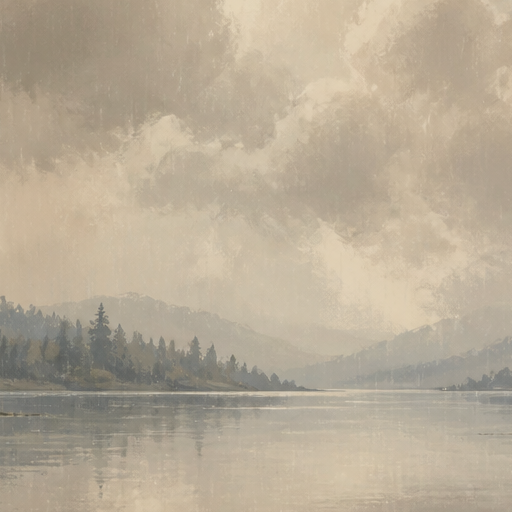 Brown Stormy Wallpaper Mural product view