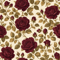 Burgundy Design Wallpaper Mural