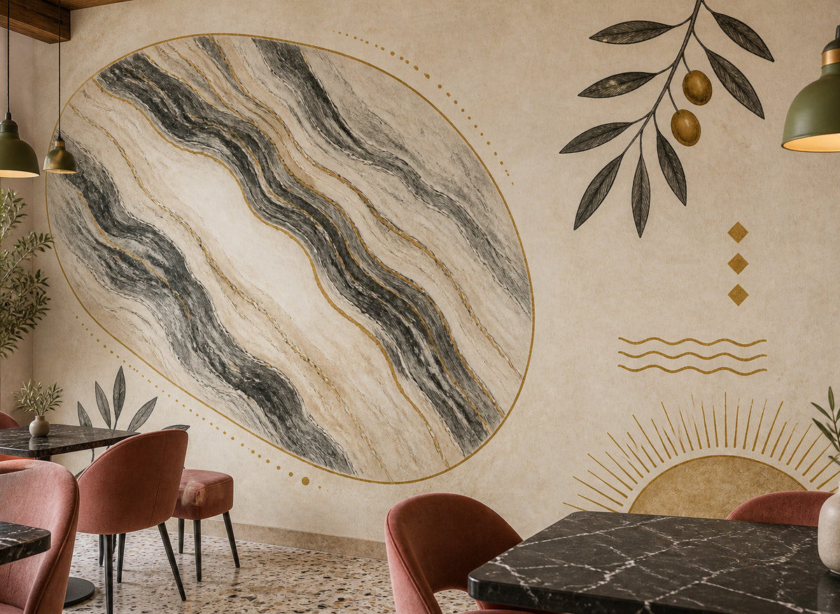 Charcoal Design Wallpaper Mural product view