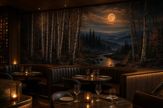 Copper Moon Wallpaper Mural