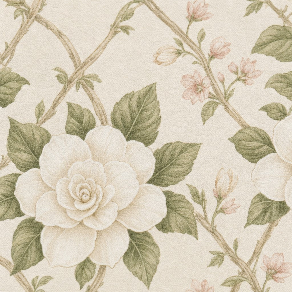 Cream Design Wallpaper Mural product view