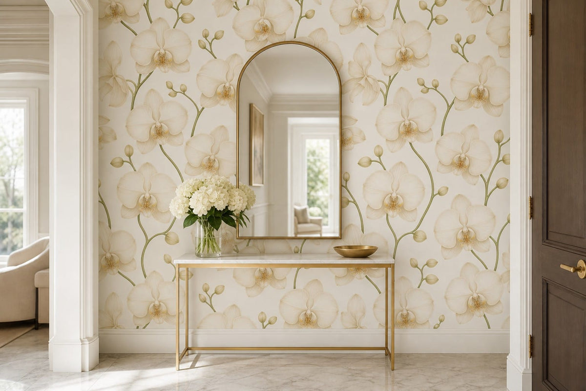 Cream Design Wallpaper Mural product view