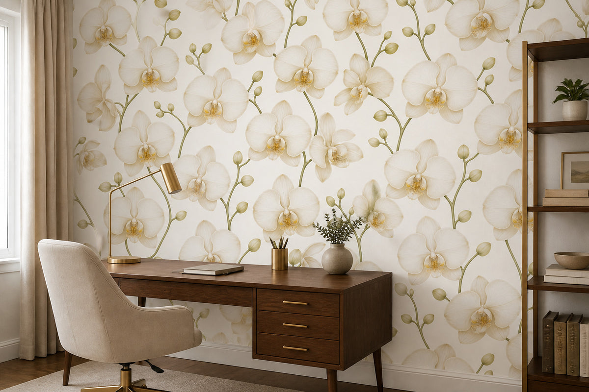 Cream Design Wallpaper Mural product view