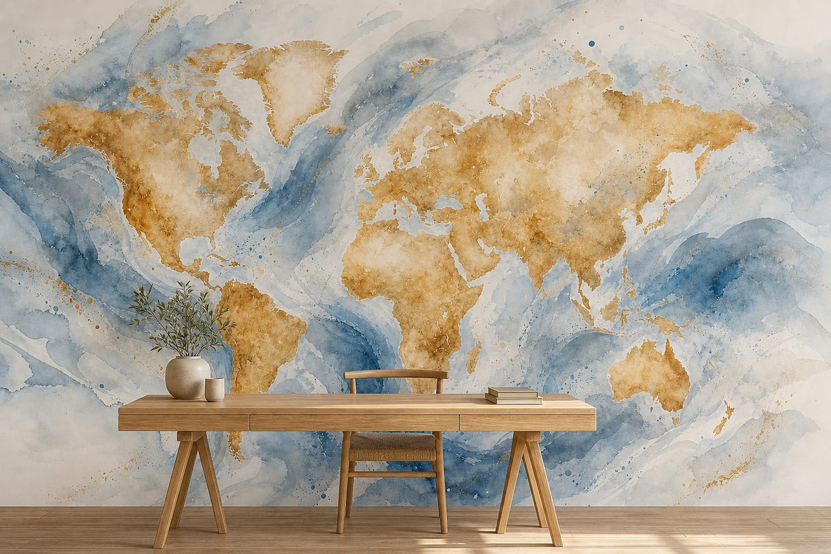 Cream Design Wallpaper Mural product view