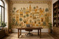 Cream Design Wallpaper Mural