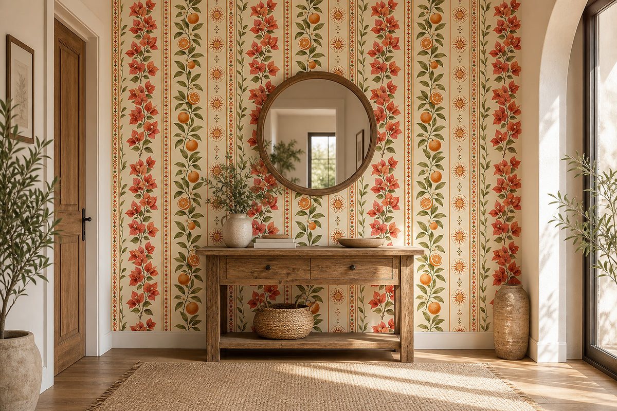 Cream Design Wallpaper Mural product view
