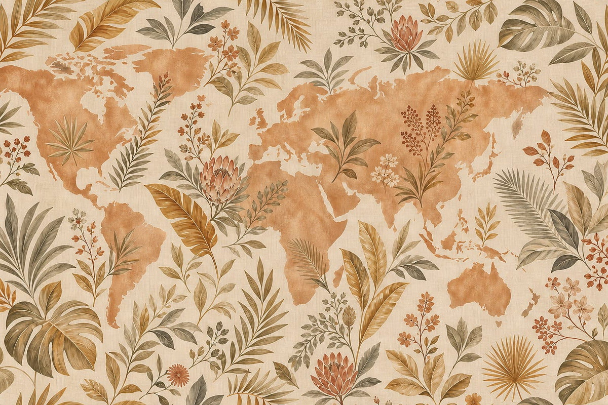 Cream Design Wallpaper Mural product view