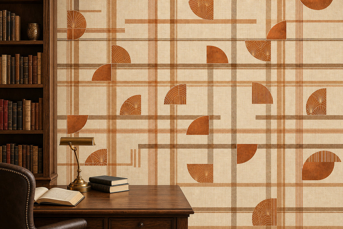 Cream Design Wallpaper Mural product view