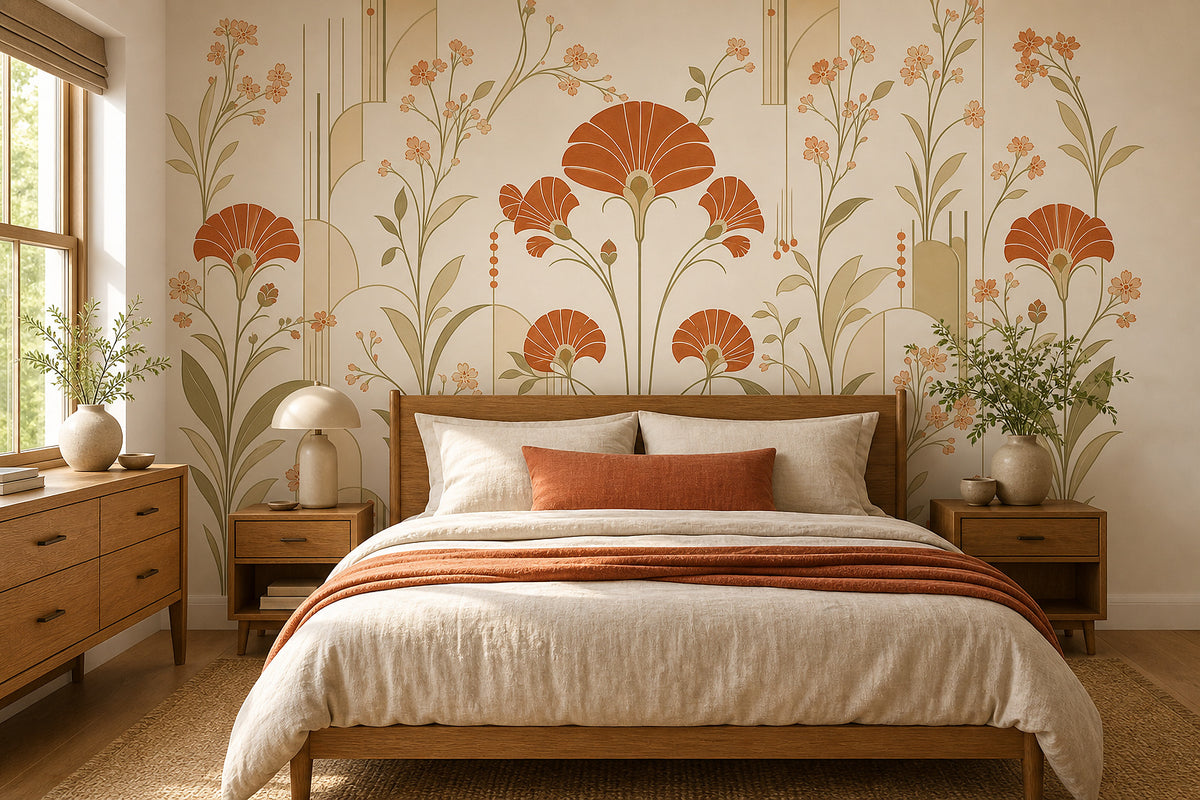 Cream Design Wallpaper Mural product view