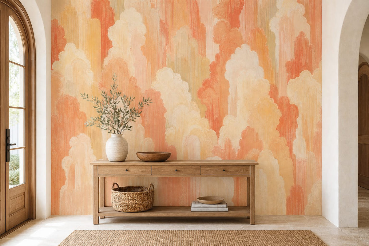 Cream Design Wallpaper Mural product view