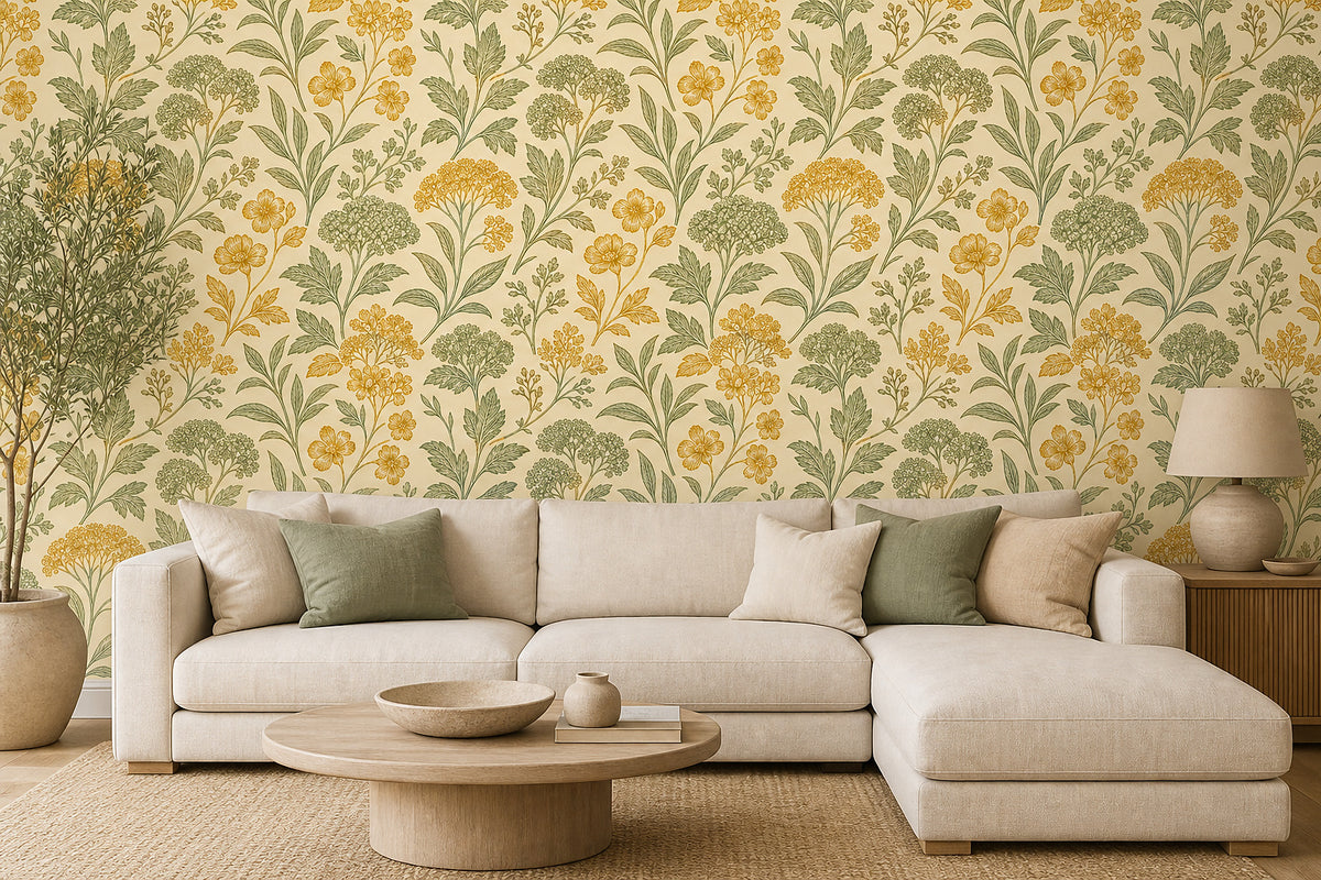 Cream Design Wallpaper Mural product view