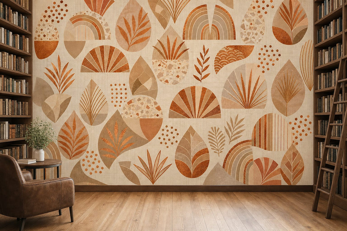Cream Design Wallpaper Mural product view