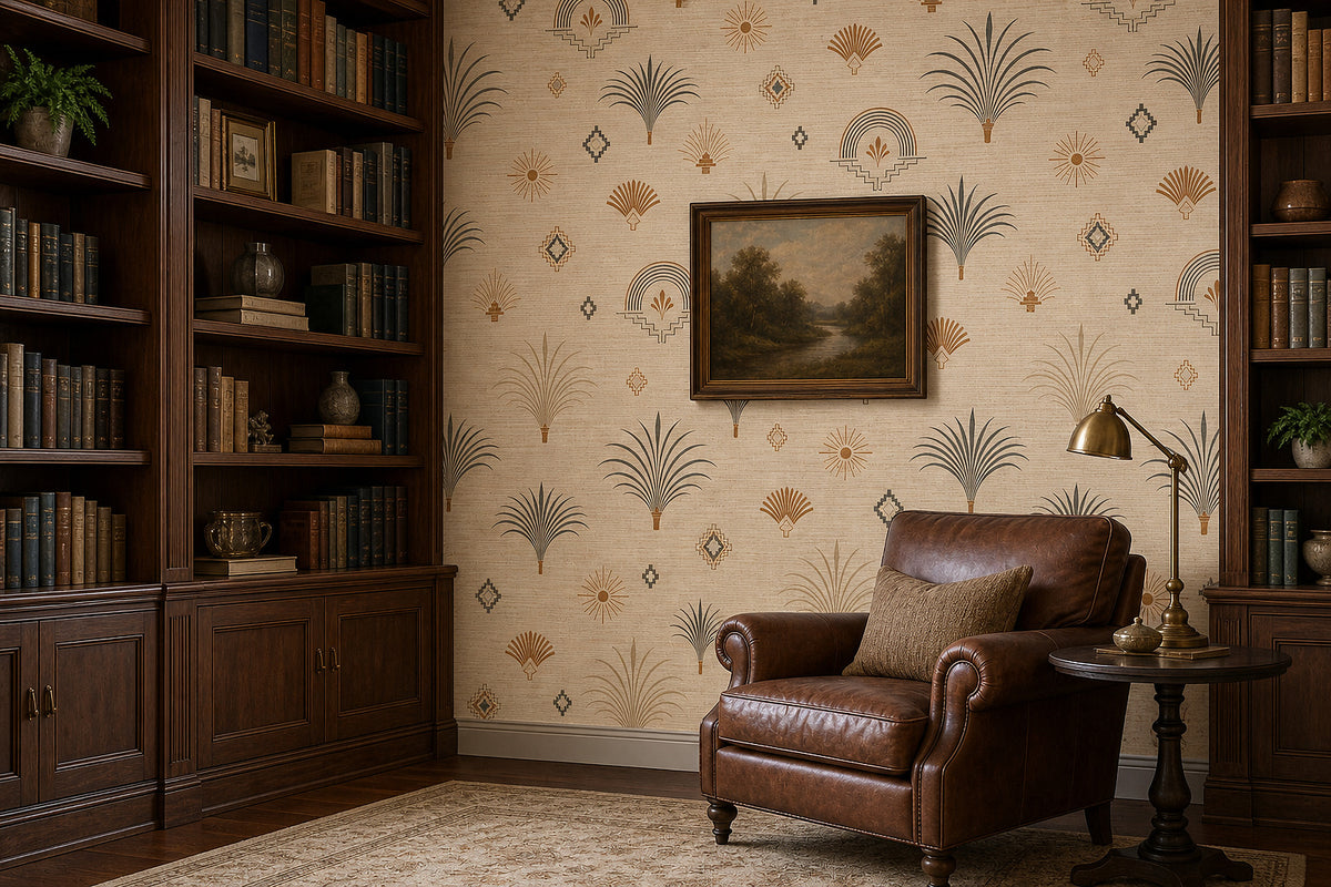 Cream Design Wallpaper Mural product view