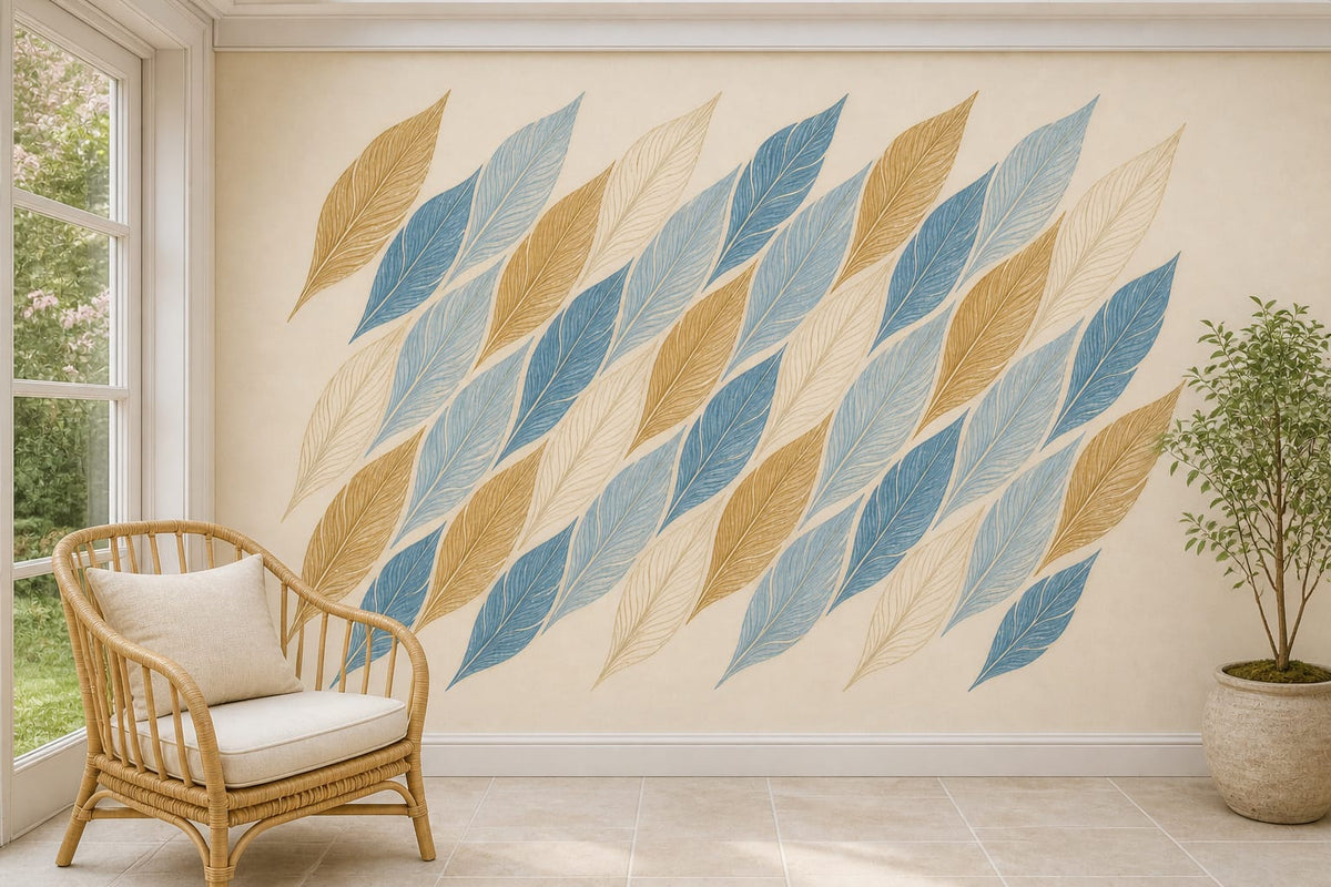 Cream Design Wallpaper Mural product view