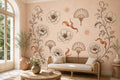 Cream Design Wallpaper Mural