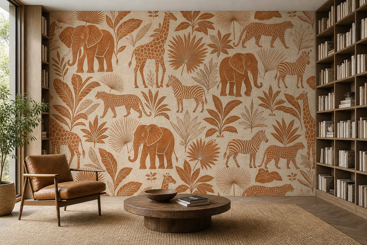Cream Design Wallpaper Mural product view