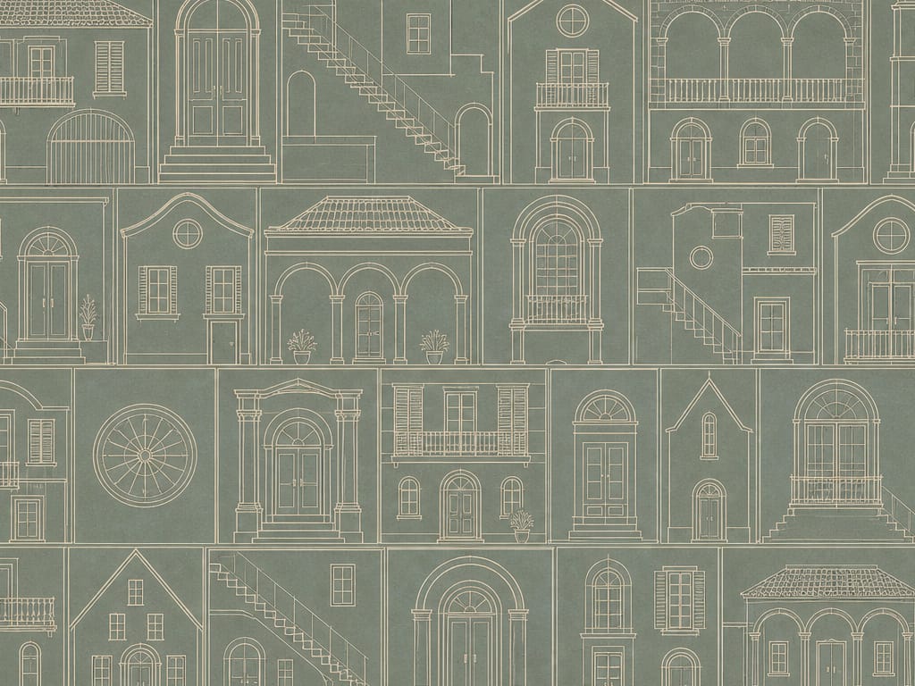Cream Design Wallpaper Mural product view