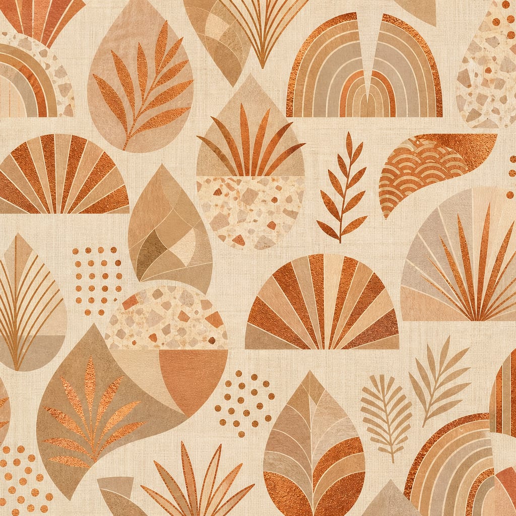 Cream Design Wallpaper Mural product view
