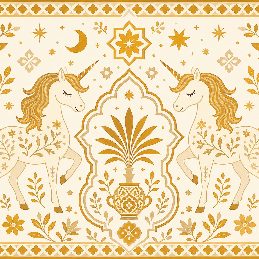 Cream Design Wallpaper Mural product view