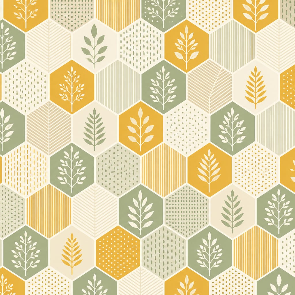 Cream Design Wallpaper Mural product view
