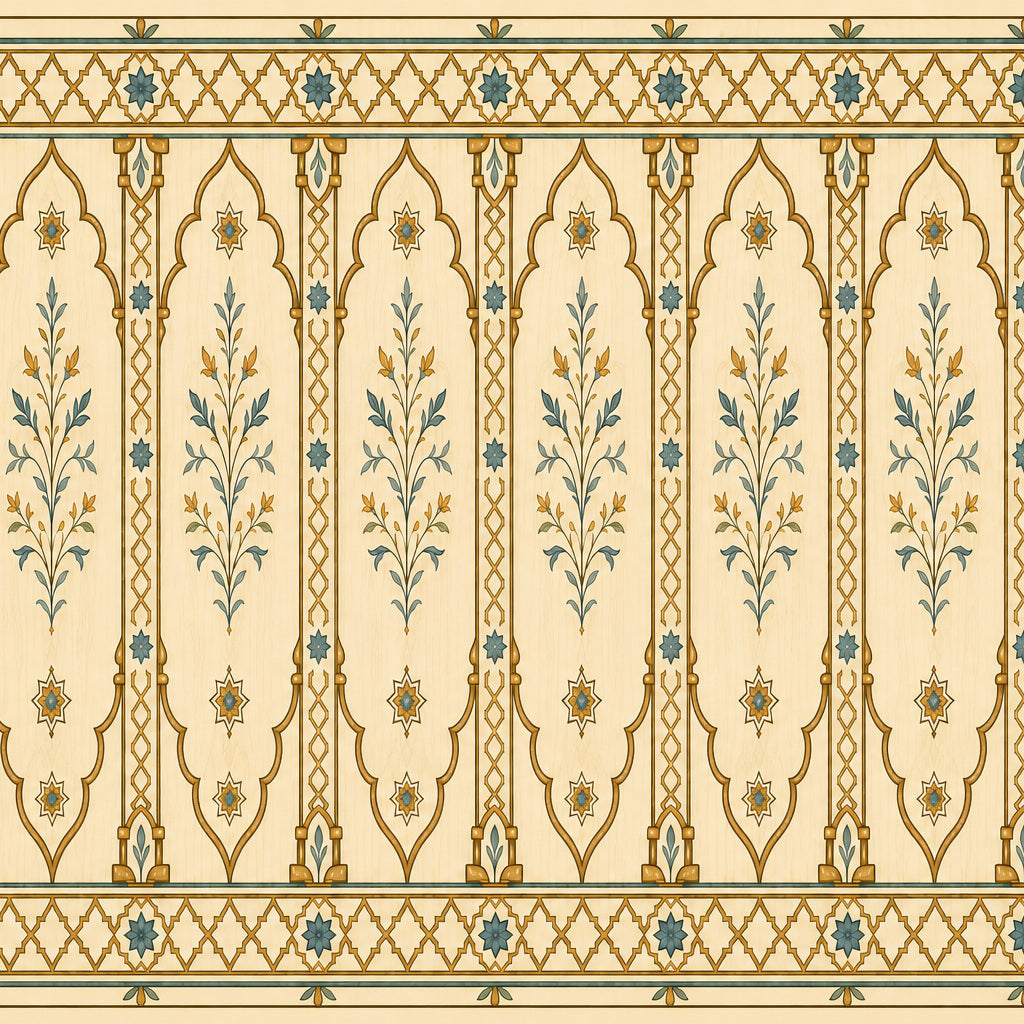 Cream Design Wallpaper Mural product view
