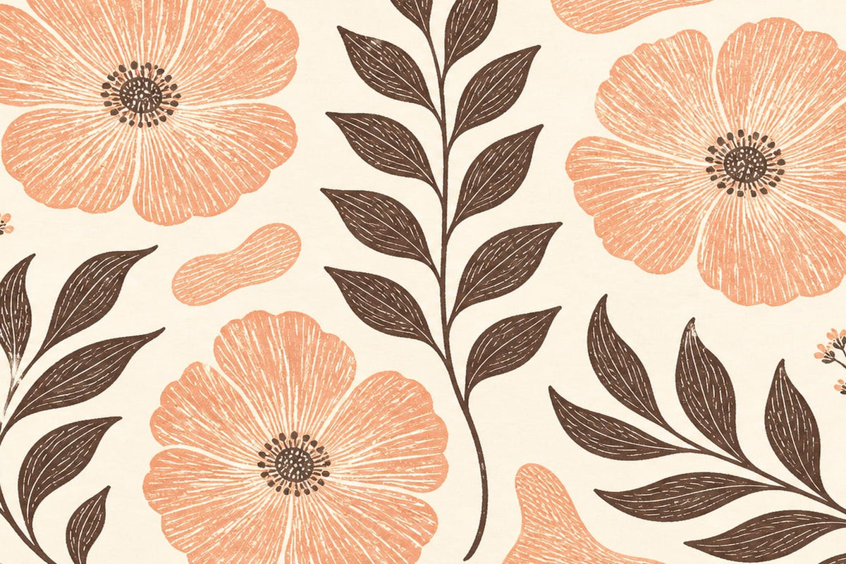 Cream Design Wallpaper Mural product view