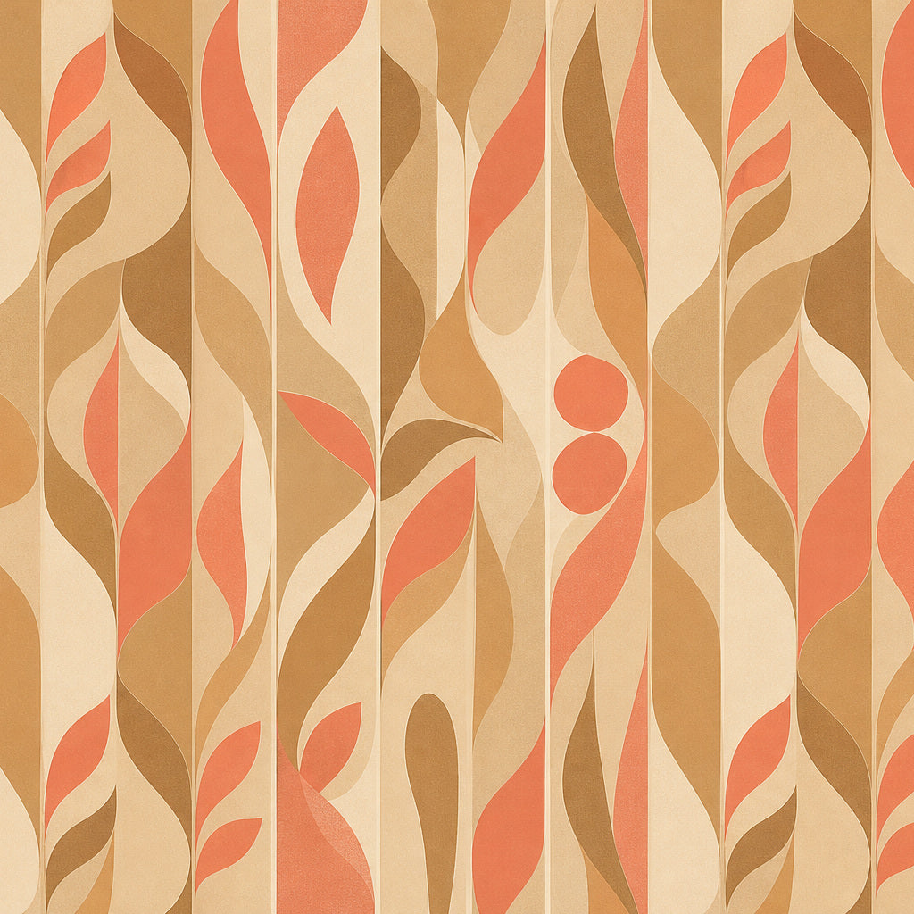 Cream Design Wallpaper Mural product view