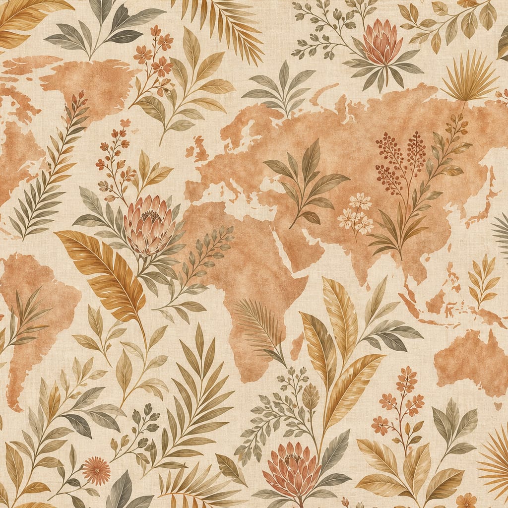 Cream Design Wallpaper Mural product view