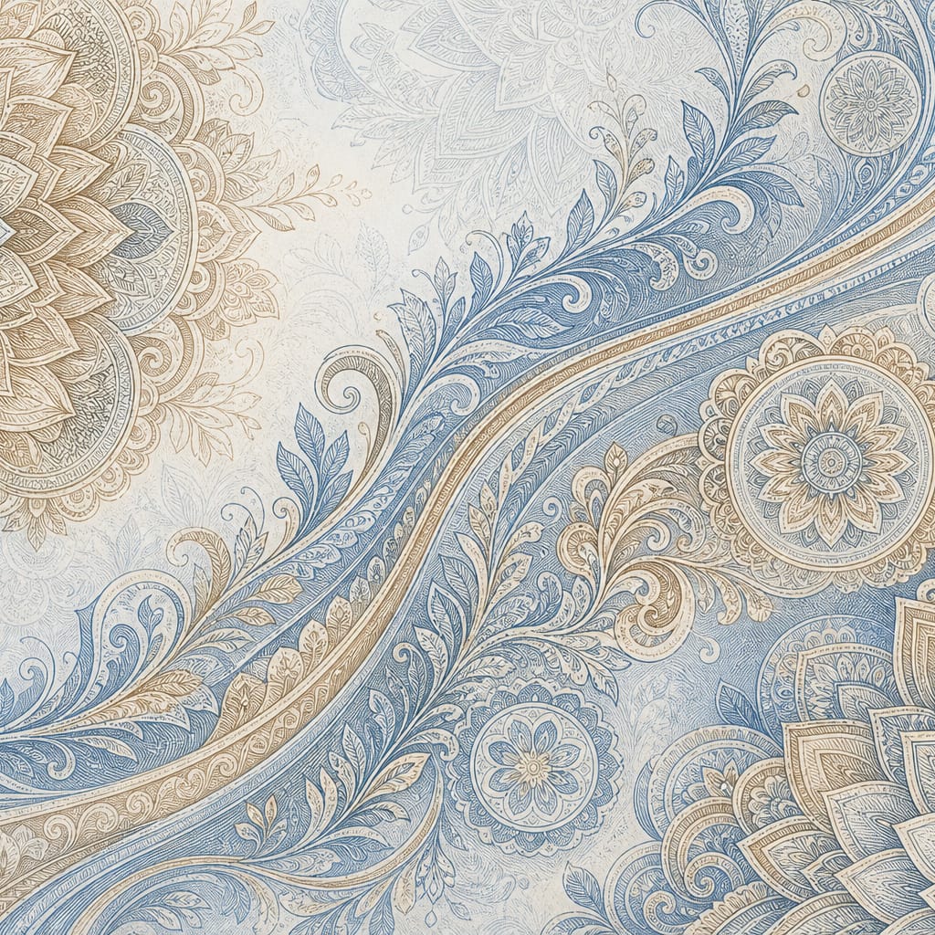 Cream Design Wallpaper Mural product view