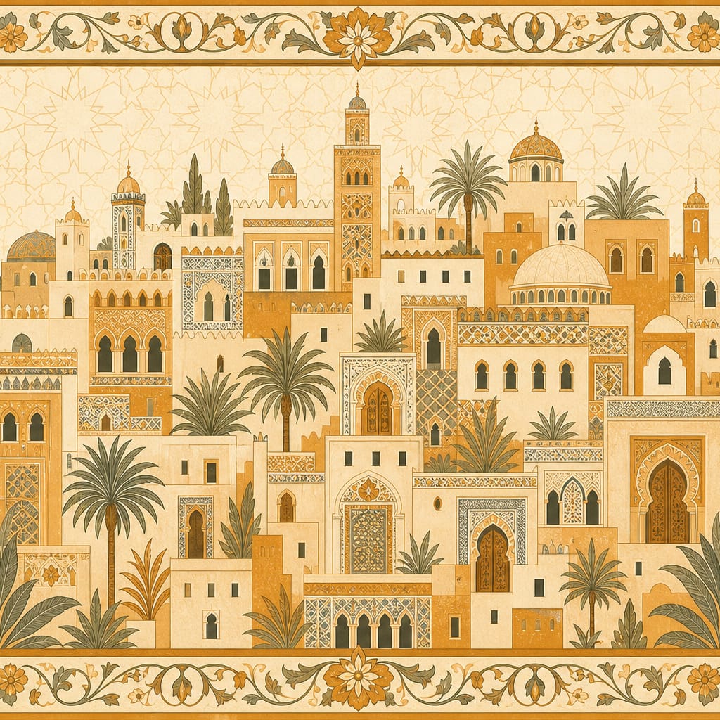 Cream Design Wallpaper Mural product view