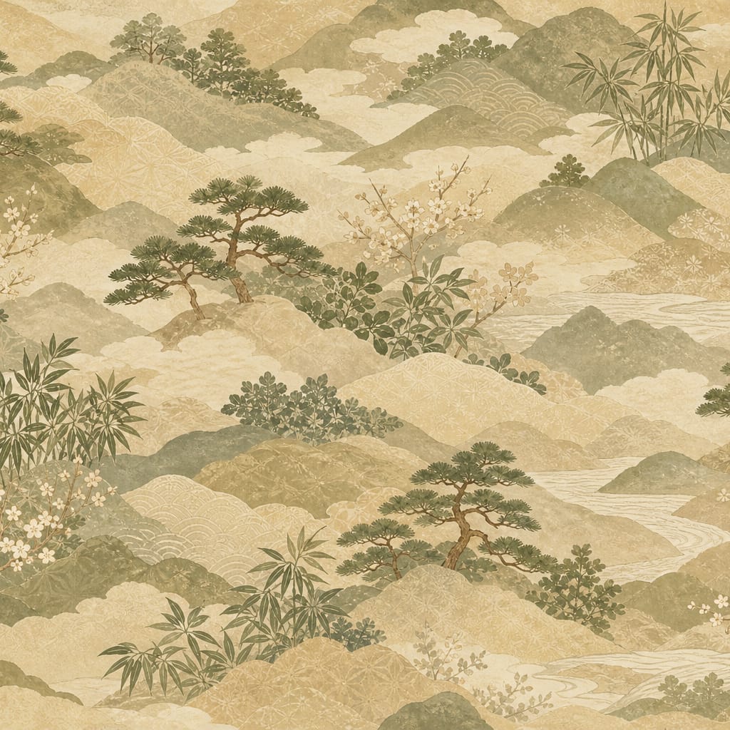 Cream Design Wallpaper Mural product view