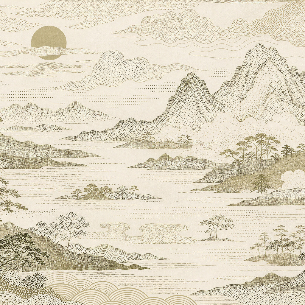 Cream Design Wallpaper Mural product view