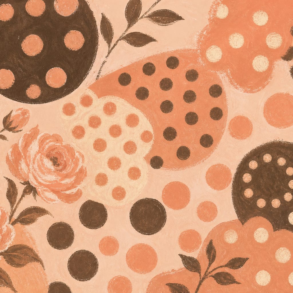 Cream Design Wallpaper Mural product view