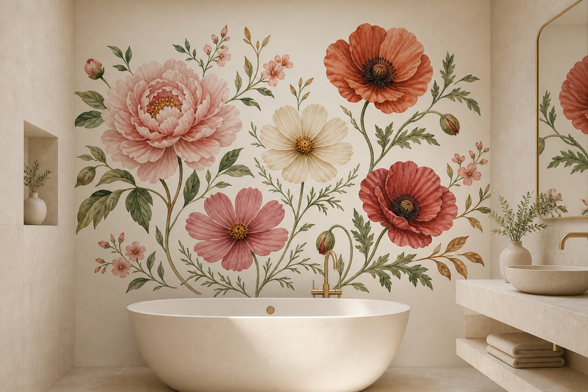 Blush Design Wallpaper Mural product view