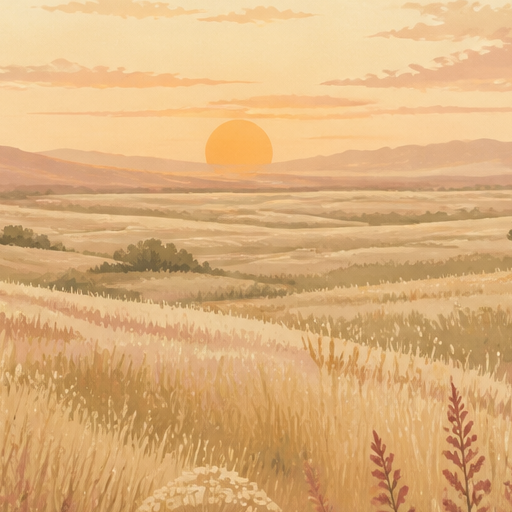 Golden Sunset Wallpaper Mural product view