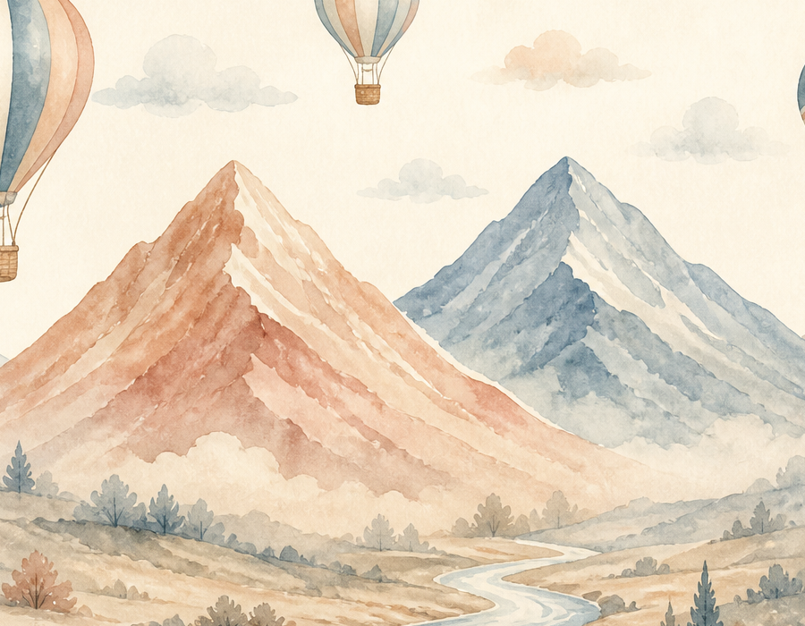 Gray Balloon Wallpaper Mural product view