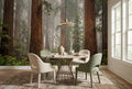 Painterly Mist Redwood Woodland Wallpaper Mural