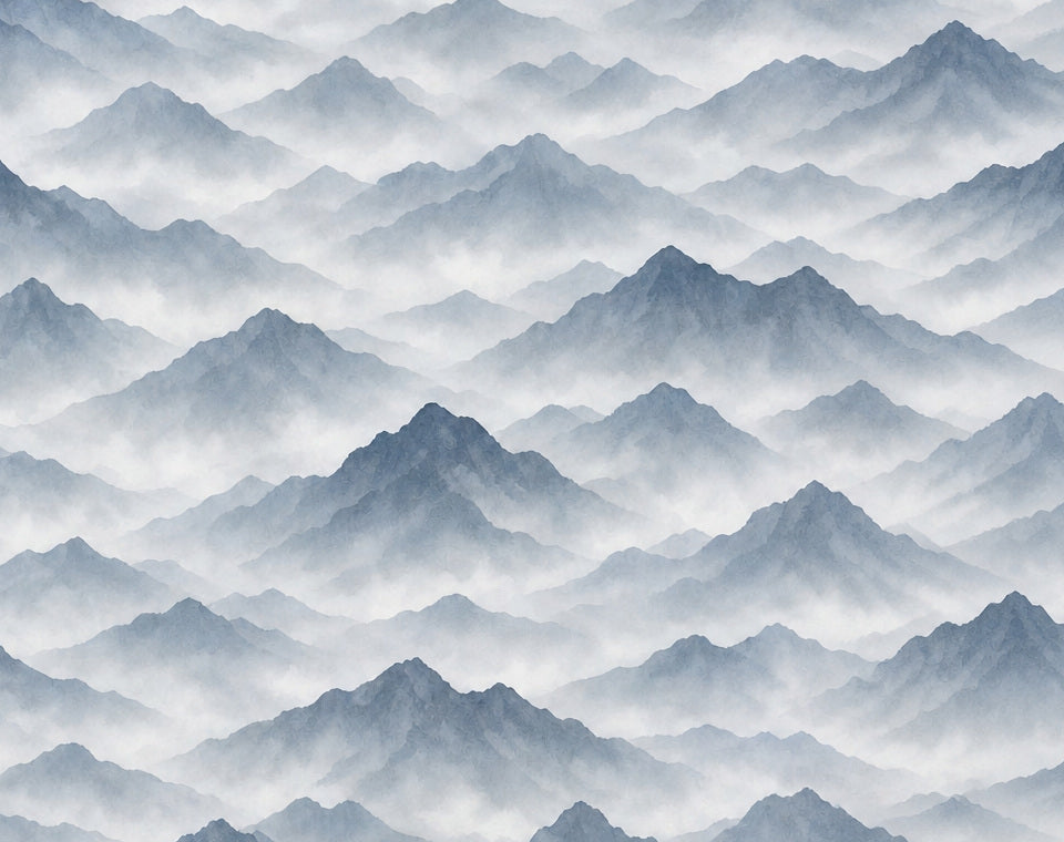 Gray Mountain Wallpaper Mural product view