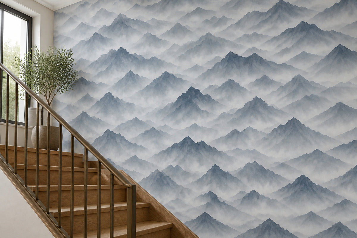 Gray Mountain Wallpaper Mural product view