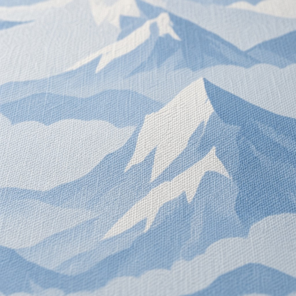 Gray Snowy Peak Wallpaper Mural product view